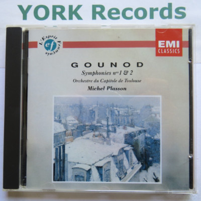 GOUNOD - Symphonies Nos 1 & 2 PLASSON Orch du Capitole de Toulouse - Ex CD EMI