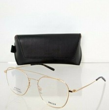 Brand New Authentic Bally Sunglasses BY 5005 030 BY5005-D 53mm Gold Frame