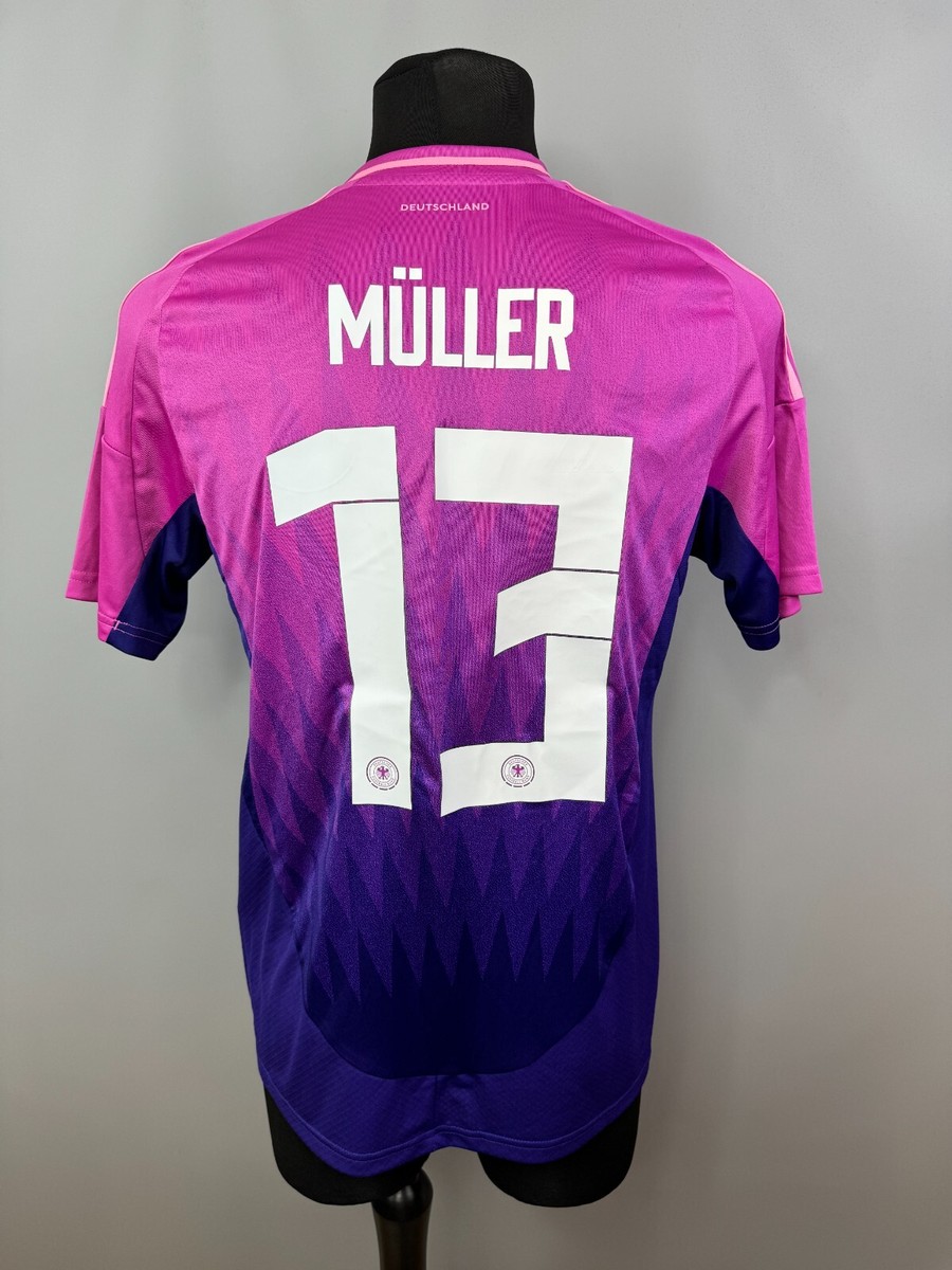 GERMANY 2024 MULLER AWAY SHIRT FOOTBALL SOCCER JERSEY ADIDAS GERMANY 2024 MULLER AWAY SHIRT FOOTBALL SOCCER JERSEY ADIDAS