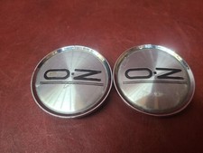 Oz Cap Chrome Black Logo Center Cap Hub Cap M643 2.625 Hubcap Oz Cap Chrome Black Logo Center Cap Hub Cap M643 2.625 Hubcap