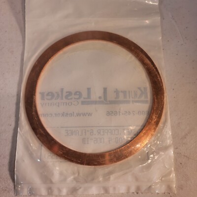 Kurt Lesker Copper Gasket DN100CF 6'' CF Flange 4.743'' OD 4.006'' ID GA-0060