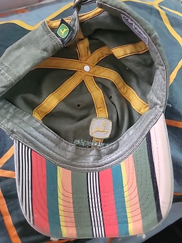 Vintage John Deere Mütze Kappe für Männer oder Frauen Unisex - Streifen innen - Bild 2 von 6