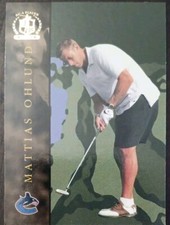 2002 - 2003 ITG Be A Player Mattias Ohlund Signature Series Golf #GS-56 Hockey 