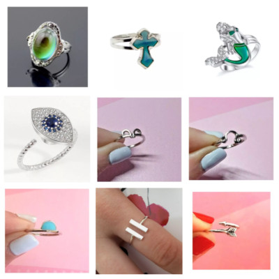 Fashion Rings - Mood Ring, Anxiety Spinner, Zodiac Ring, Friends