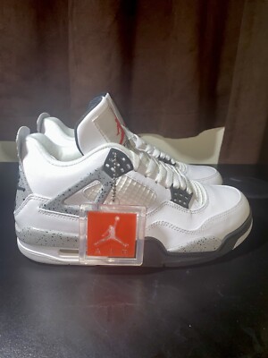 Nike Air Jordan 4 Retro 840606-192 /White Cement 2016/ UK 6.5 US