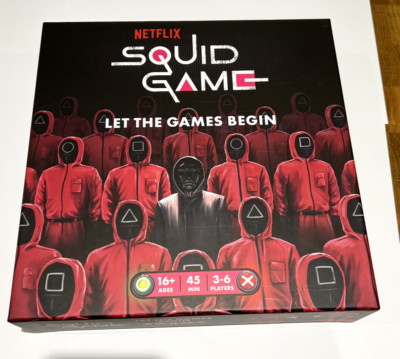 Squid Game Brettspiel Let the Games Begin / Mixlore / 3-6 Spieler