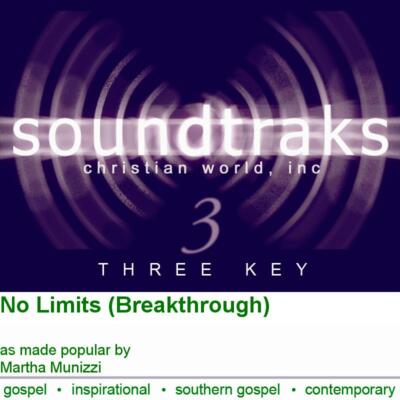 No Limits (Breakthrough) - Martha Munizzi - Accompaniment Track