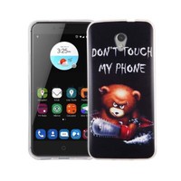 Handy HüLle FüR Zte Blade V7 BäR Dont Touch Tasche Cover Motiv Slim Tpu Etuis
