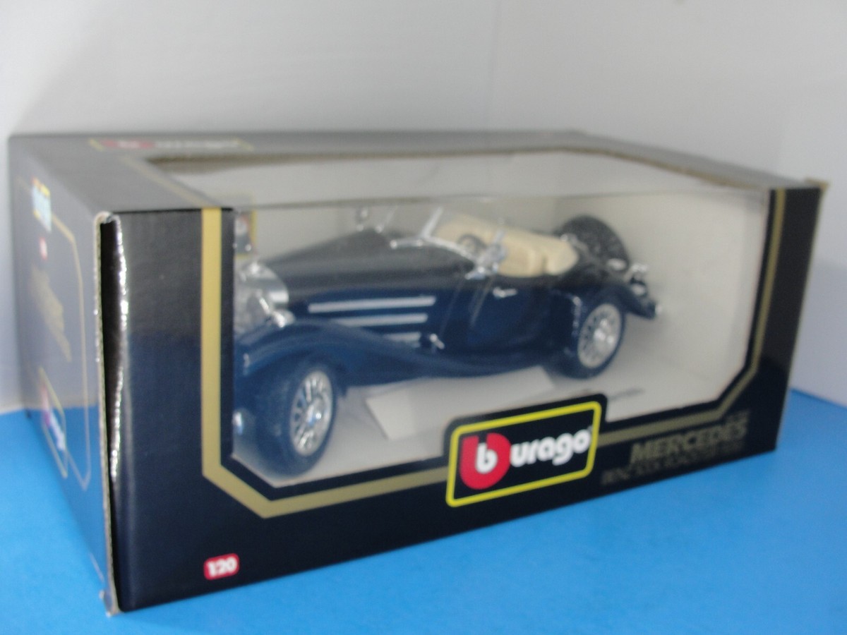 Burago ~Mercedes Benz 500K Roadster (1936) 1/20 Die-Cast Metal
