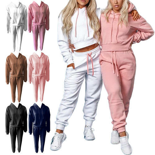 Buy Women's Solid Hooded Sweatshirt 