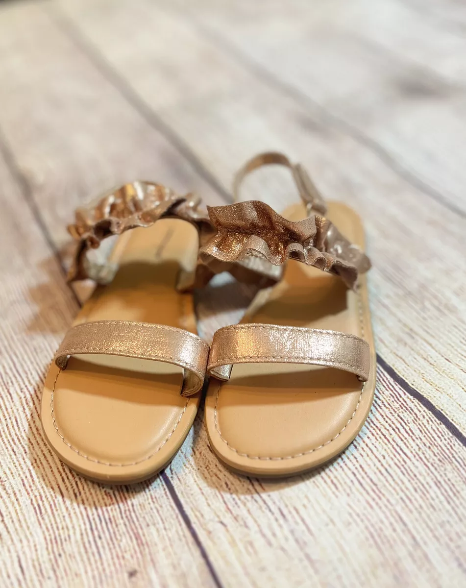 Rose gold hotsell baby sandals