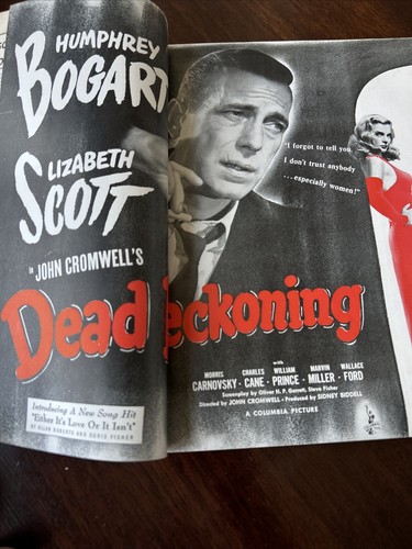 Boxoffice Magazine February 1, 1947 - DEAD RECKONING - VERY RARE!