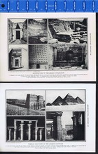 Aegean, Persian, Assyrian, Egyptian & Primitive Architecture  - 1933 Prints