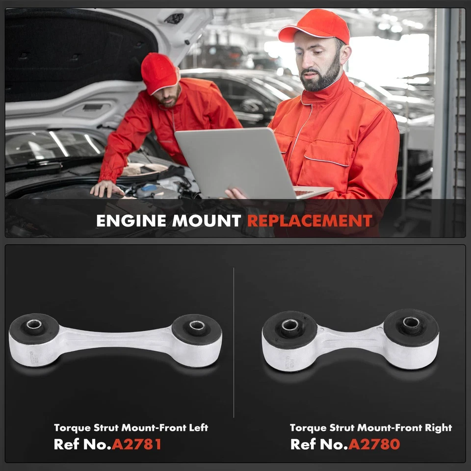 2 крепления стойки крутящего момента для Cadillac DeVille 1994-1999 Eldorado 1993-2002 V8 4,6 л - Изображение 2 из 4