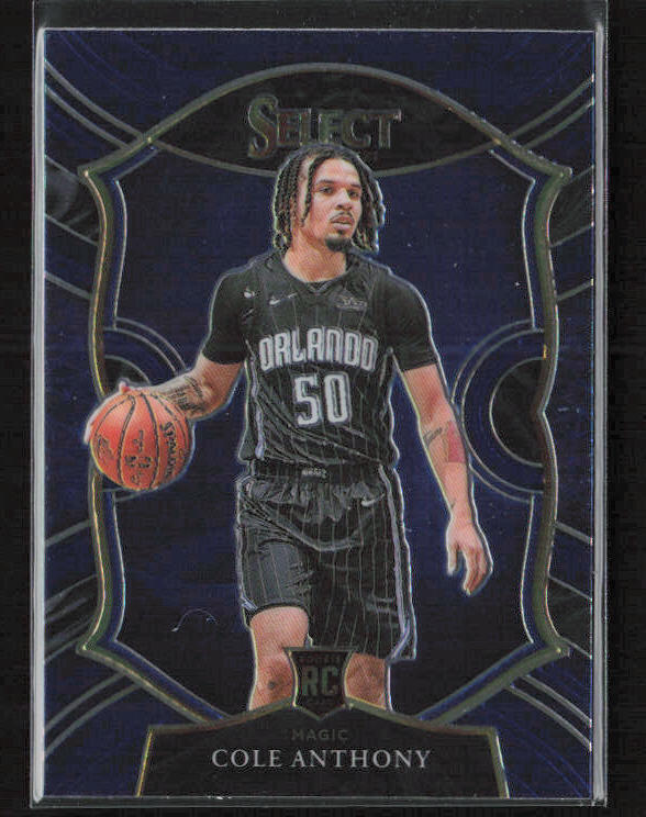 2020-21 Panini Select #75 Cole Anthony Blue Orlando Magic