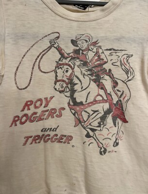 VINTAGE 1940s ROY ROGERS COWBOY T-SHIRT