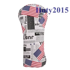 1pc USA Flag Golf Club Driver Head Cover USA Driver Cover