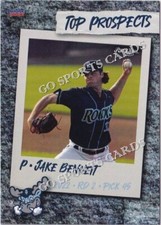 2023 Wilmington Blue Rocks Top Prospects Jake Bennett RC Rookie Card Nationals