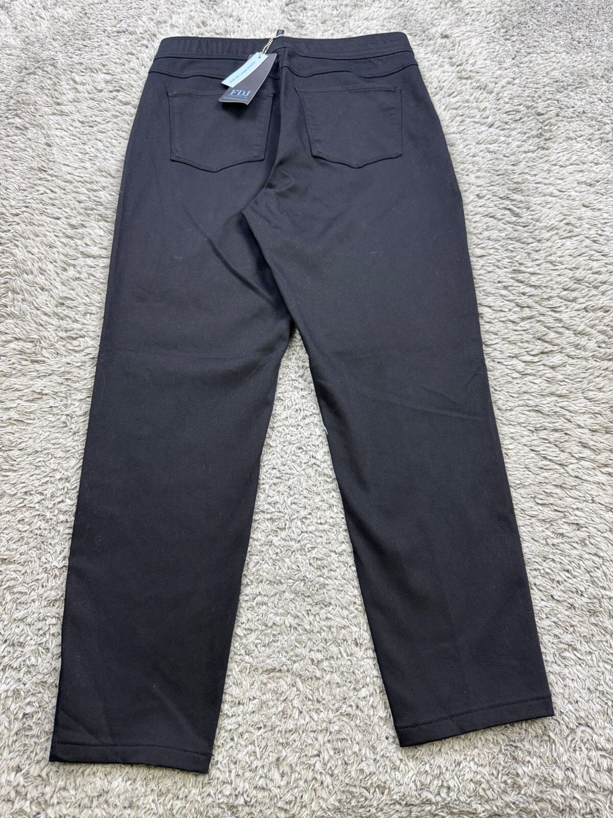 FDJ French Dressing Jeans Women 4 Black Skinny Ankle High Rise Stretch Pant NWT