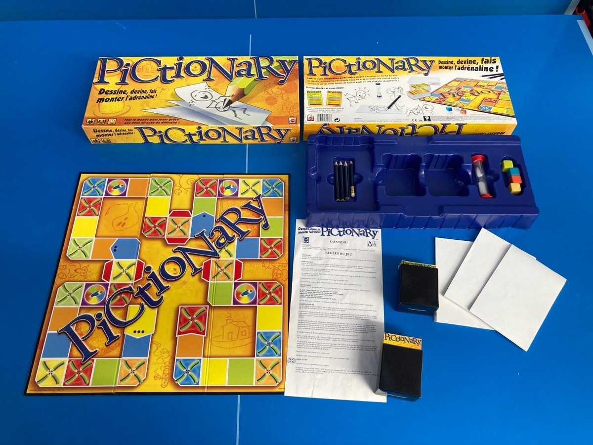 attel Gaes - Pictionary, l'iconico gioco da tavolo per tutta la