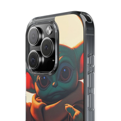 Cute Baby Yoda Clear Phone Case, Mandalorian Gift, Star Wars Case, Geeky Phone - Picture 12 of 124