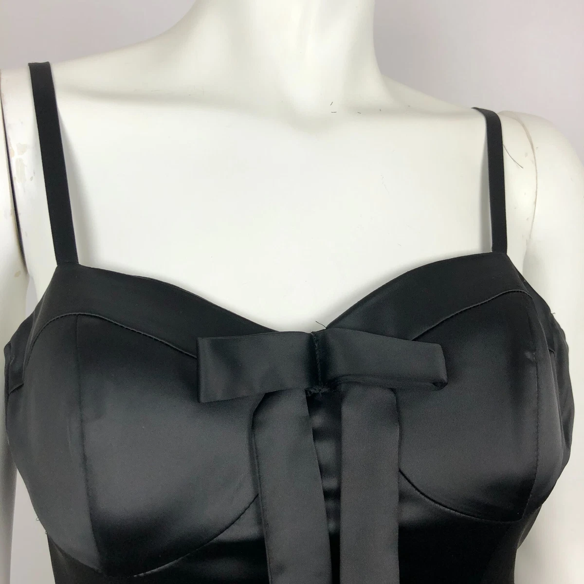 Forever 21 best sale black satin dress