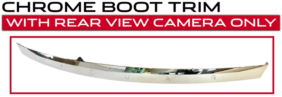 Jaguar XF/XFR 2009-2015 moldura trasera (vehículos con cámara de visión trasera solamente) Foto 2 de 3