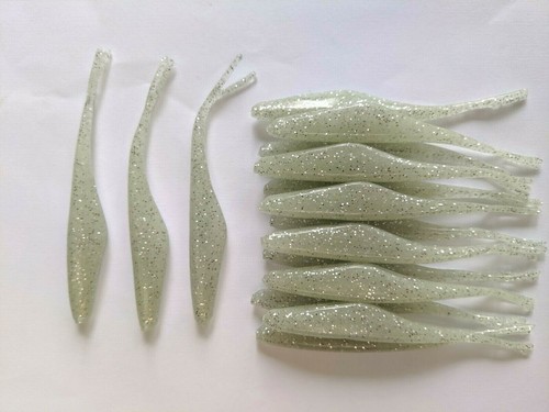 4'' JERK MINNOW( FLUKES)-ANGURIA ORO CHIARO -BASSO-WALLEYE-SCEGLI LA DIMENSIONE DEL PACCHETTO - Foto 10