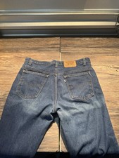 Vintage Levi's 21508 0914 Men's Straight Leg 36x34 Blue Jeans Made in the USA
