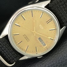 VINTAGE SEIKO 5 AUTOMATIC 7019A JAPAN MENS ORIGINAL DIAL WATCH a709148-1