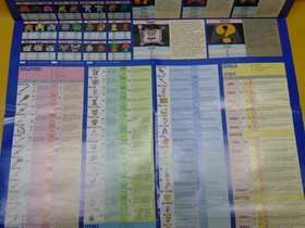 RARE 1986 NES Dragon Warrior POSTER Nintendo Power Foldout Promo Ad