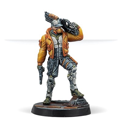 Infinity Corvus Belli, Event Exclusive Bounty Hunter, OP, 1 model, metal