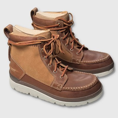 Manitobah Waterproof Moc Toe Unlined Boots - NEW Mens 10 Oak - #48789-OF