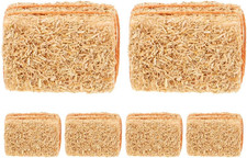 6Pcs Mini Hay Bales Dollhouse Mini Straw Hay Bale Small Hay Blocks Model for Dol