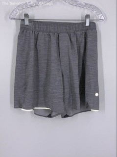 Lululemon Mens Gray Pull On Activewear Athletic Shorts Size Medium