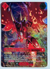 Suzaku Hellfire Wings EBP01-002 SP Dawn of Palpagos Palworld TCG Eng NM/M