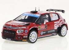1/43 IXO Citroen C3 Rally2 Ypres Rally 2022 Rossel Boulloud Diecast Model Used