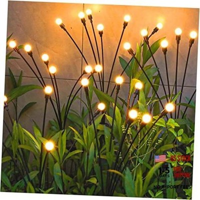 Solar Garden Lights - Upgraded Solar Swaying Light, Sway by Wind, 4 Pack