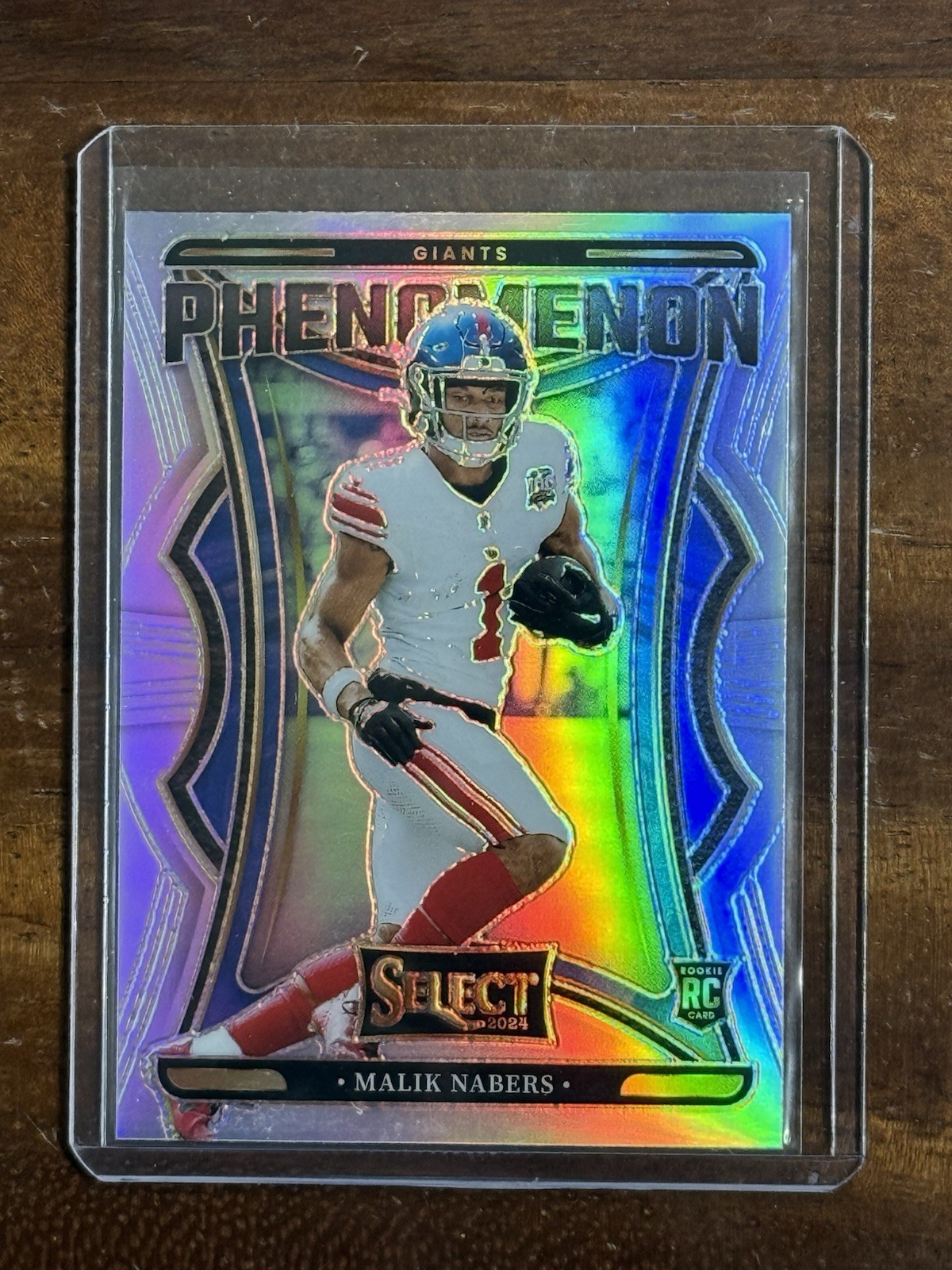 🔥🔥2024 Panini Select Phenomenon Rookie Silver #8 Malik Nabers NY Giants🔥🔥