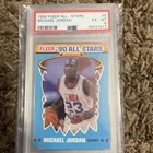 fleer ‘90 all stars michael jordan card
