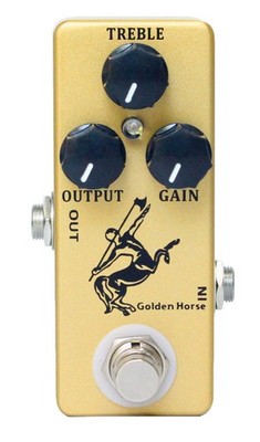 YMUZE Golden Horse Guitar pedal with Overdrive Function