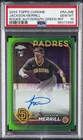 2024 TOPPS CHROME ROOKIE AUTO #RAJME JACKSON MERRILL ROOKIE RC 61/99 PSA 10