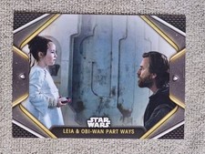 2023 Topps Star Wars Obi-Wan Kenobi Leia & Obi-Wan Part Ways #85 From New Box 