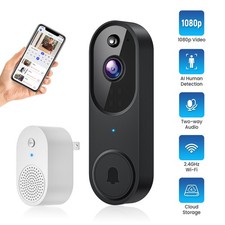 Safe Doorbell Camera Wireless, Smarter Way to Protect Your Home, Wireless WiFi