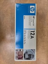 HP 12A Q2612A Black Toner Cartridge OEM Genuine Factory Sealed