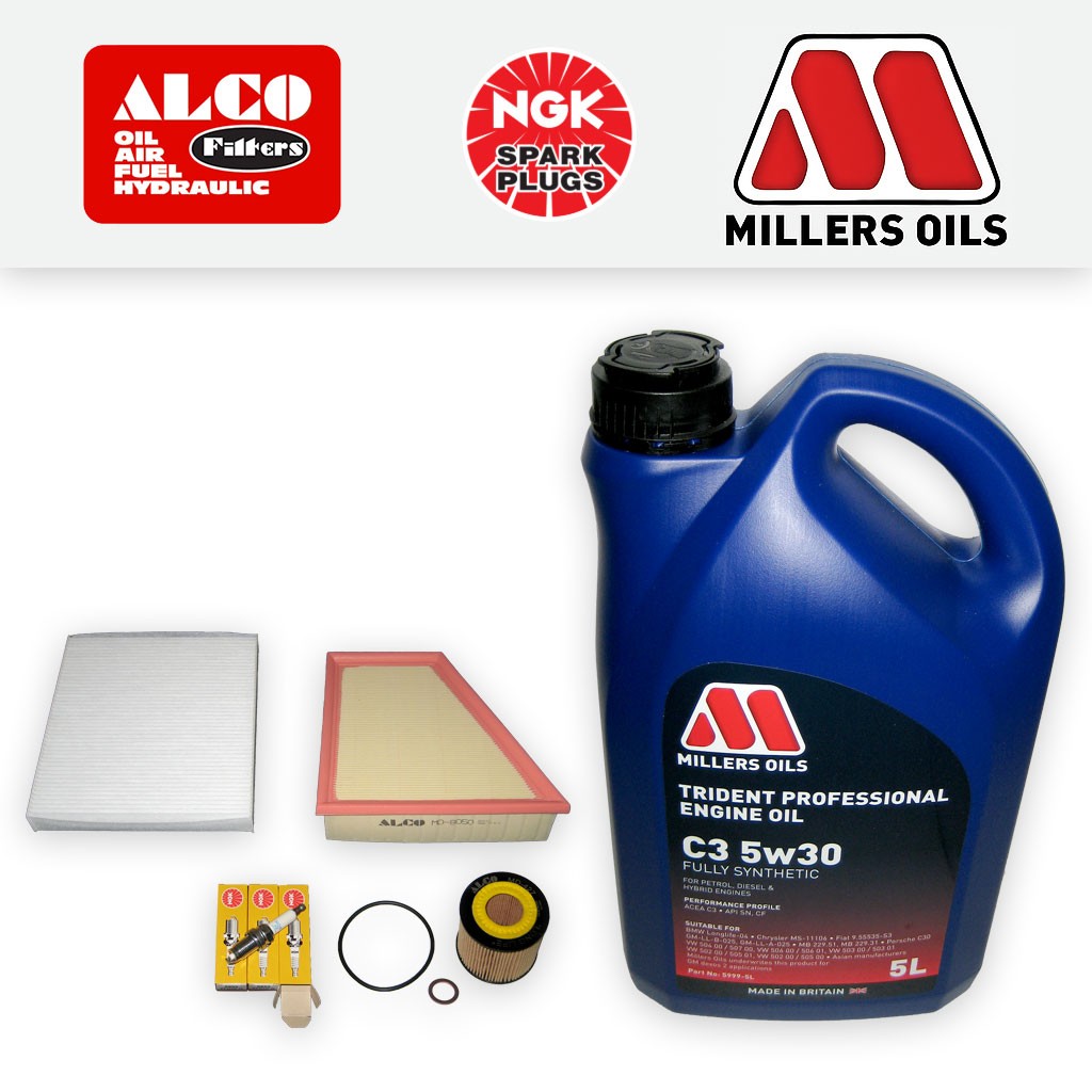 SERVICE KIT for SKODA FABIA 6Y 1.2 BMD OIL AIR CABIN FILTER PLUGS +OIL 2004-2007