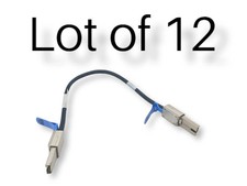  12 HP 407344-001 408765-001 0.5 Meters External Mini-SAS To Mini-SAS Cables