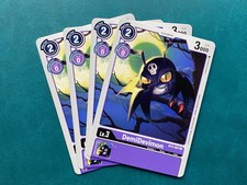 DemiDevimon BT2-067 Playset Release Special Booster 1.0 1.5 Digimon Card x4