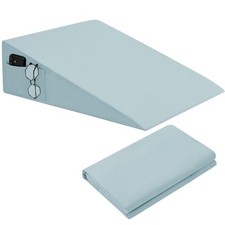 Mint Green Bed Wedge Pillow Cover, 24" L x 24" W x 12" H