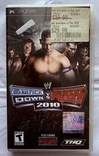 WWE SmackDown vs Raw 2010 PSP Complete CIB w/ Manual Tested Authentic Fast Ship